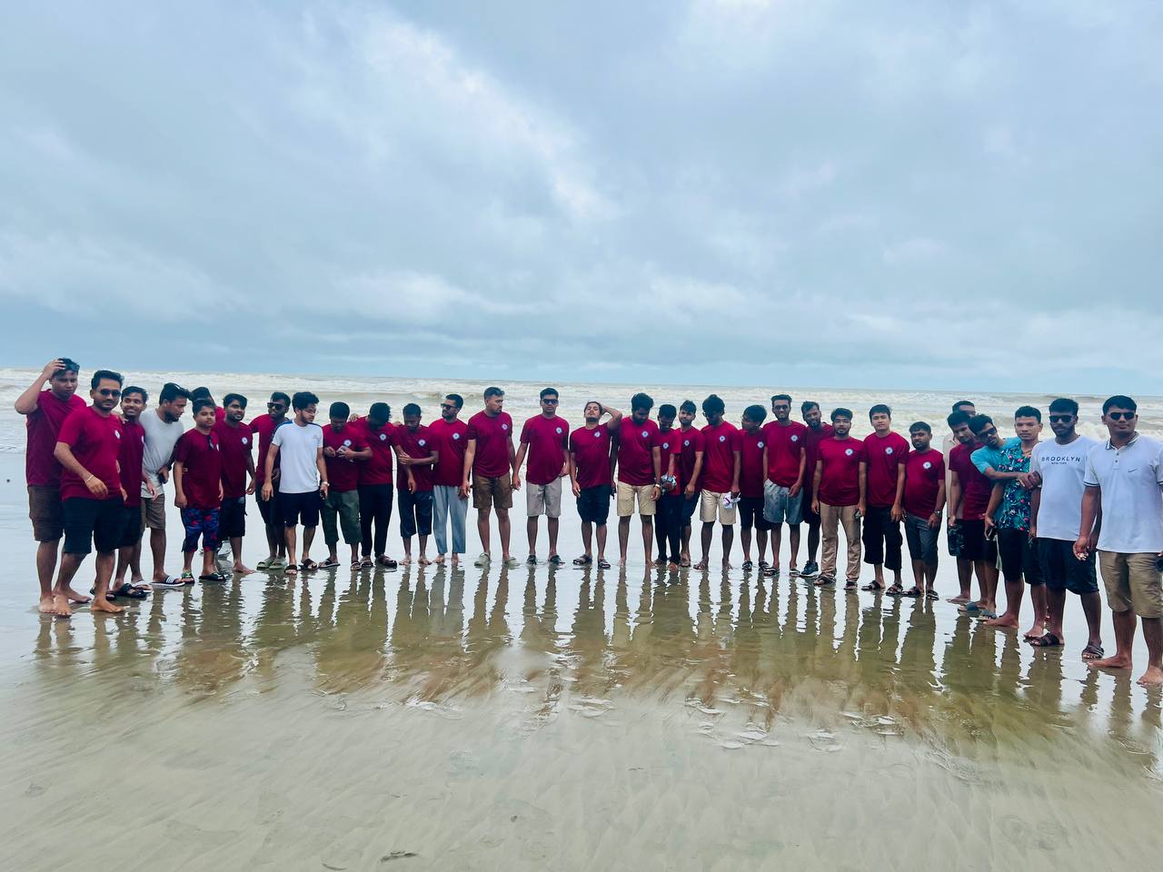 Students on an educational tour