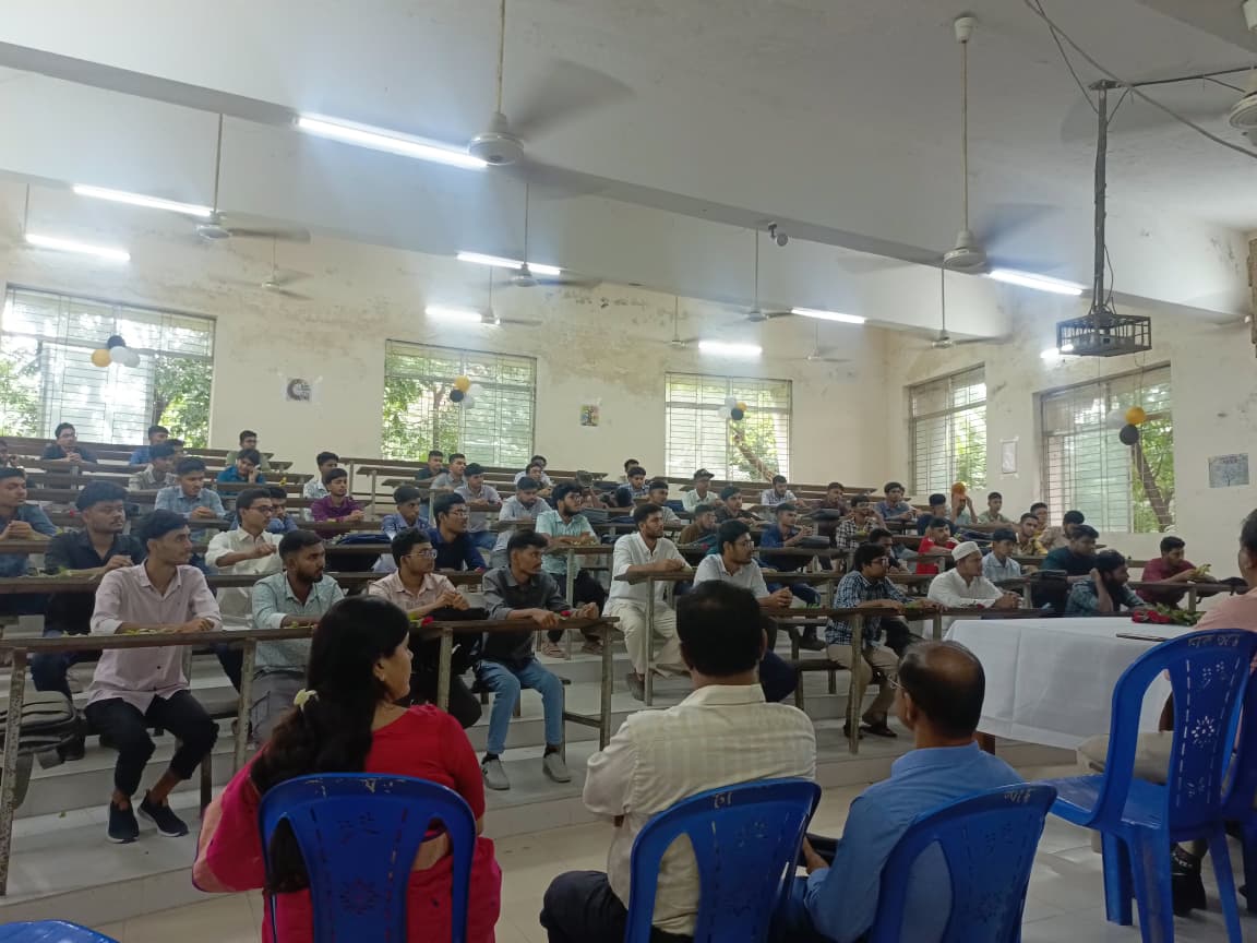 Students at the Nobin Boron welcome program